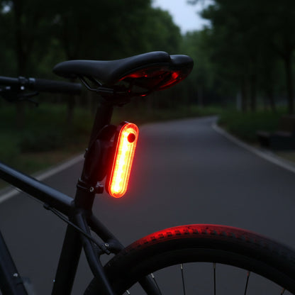 Bicycle Rear Light USB-Rechargeable LED Splash Resistant