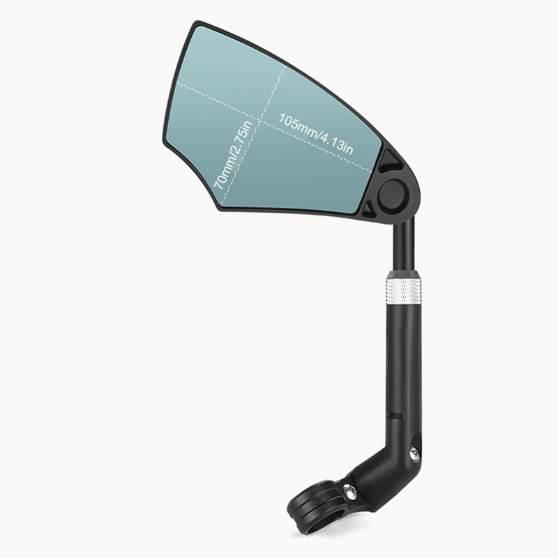 Bicycle Rearview Mirror 180° Wide View & 360° Adjustable
