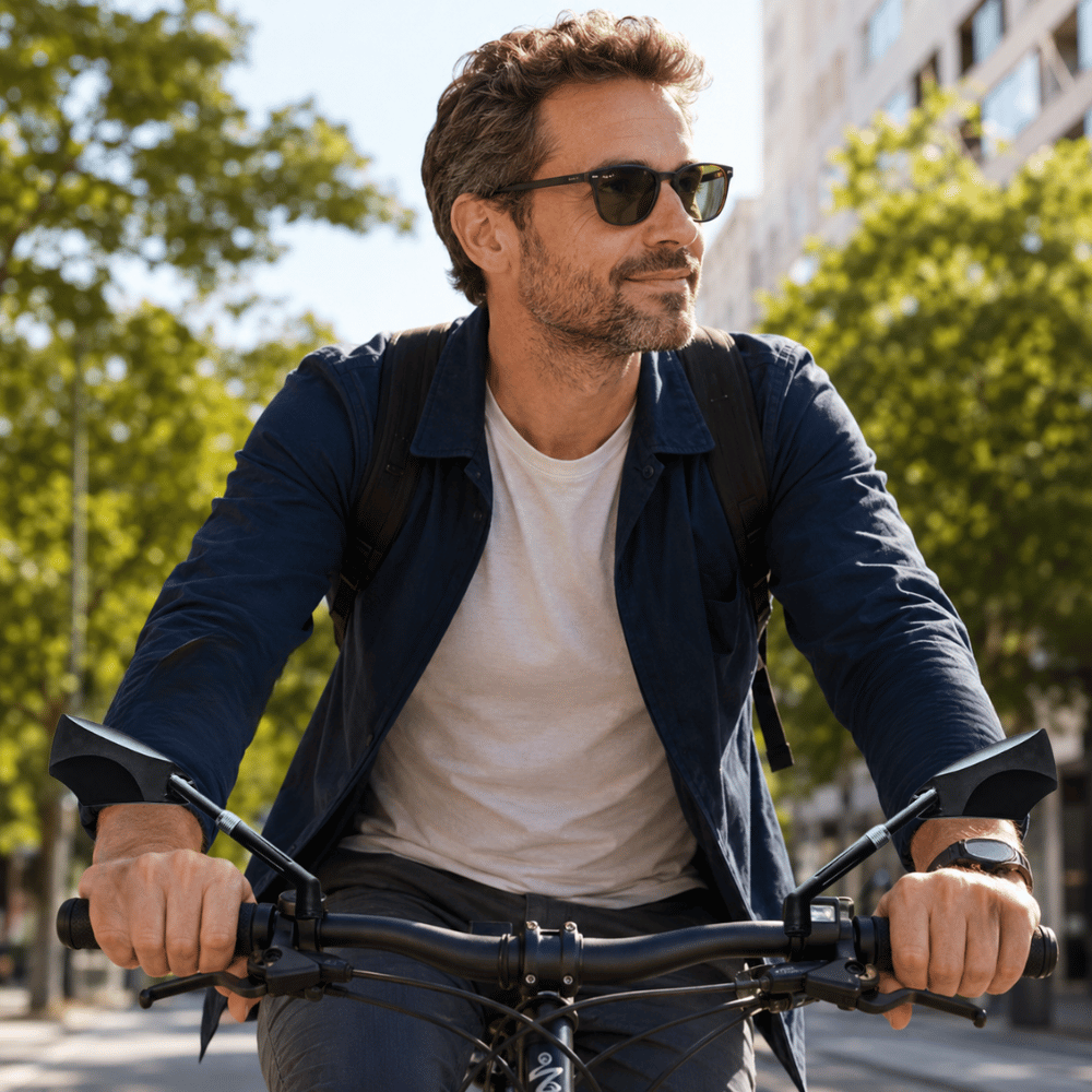 Bicycle Rearview Mirror 180° Wide View & 360° Adjustable
