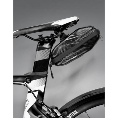 Bicycle Saddle Bag Quick-Release Hard Shell Waterproof & Shock-Resistant