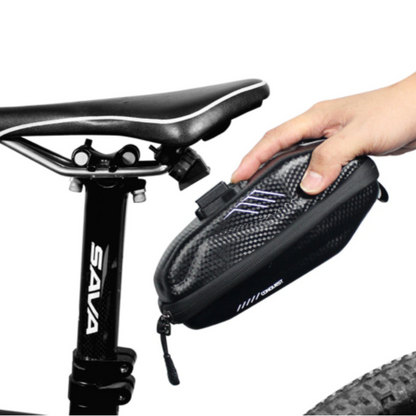 Bicycle Saddle Bag Quick-Release Hard Shell Waterproof & Shock-Resistant