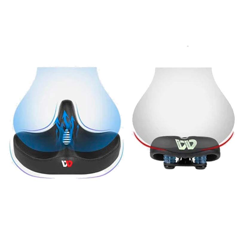 Bicycle Saddle Ergonomic Foam Padded Weatherproof Universal Mount