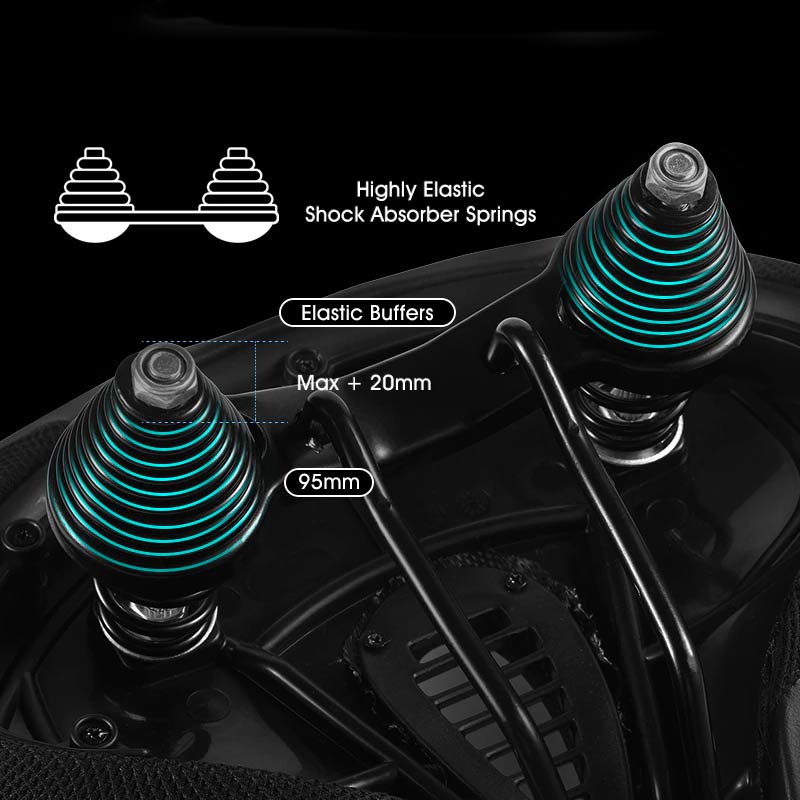 Bicycle Saddle Ergonomic Foam Padded Weatherproof Universal Mount