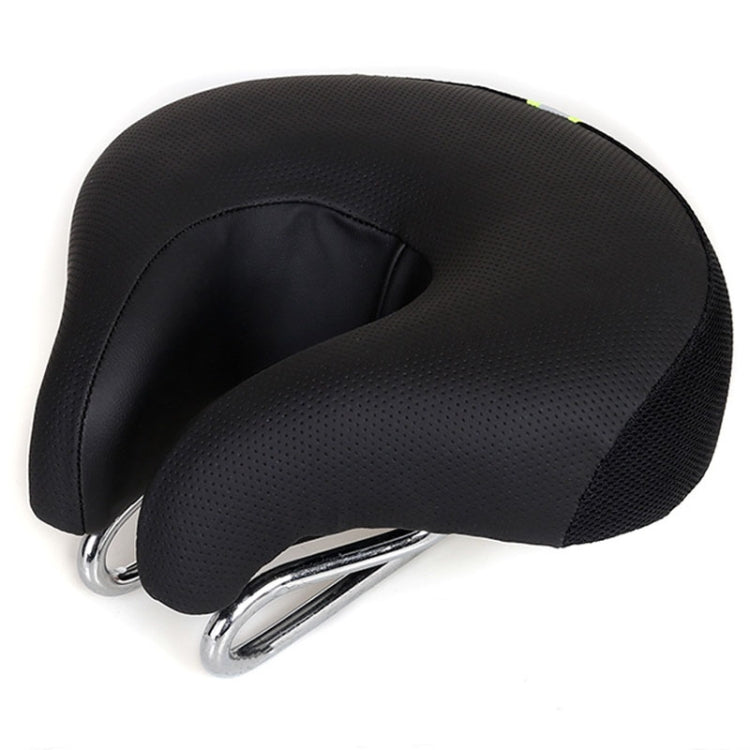 Bicycle Saddle Noseless Ergonomic Foam-Padded Double Spring Suspension