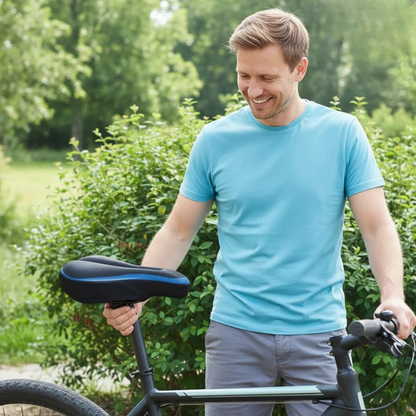 Bicycle Saddle Pressure-Relief Foam Ventilated & Water-Repellent