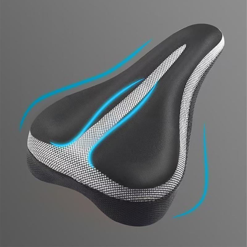 Bicycle Saddle Pressure-Relief Foam Ventilated & Water-Repellent
