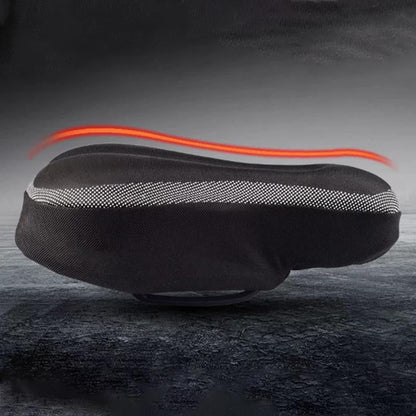 Bicycle Saddle Pressure-Relief Foam Ventilated & Water-Repellent