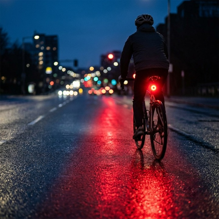 Bicycle Taillight Automatic Brake Detection Rechargeable 8-12 Hour
