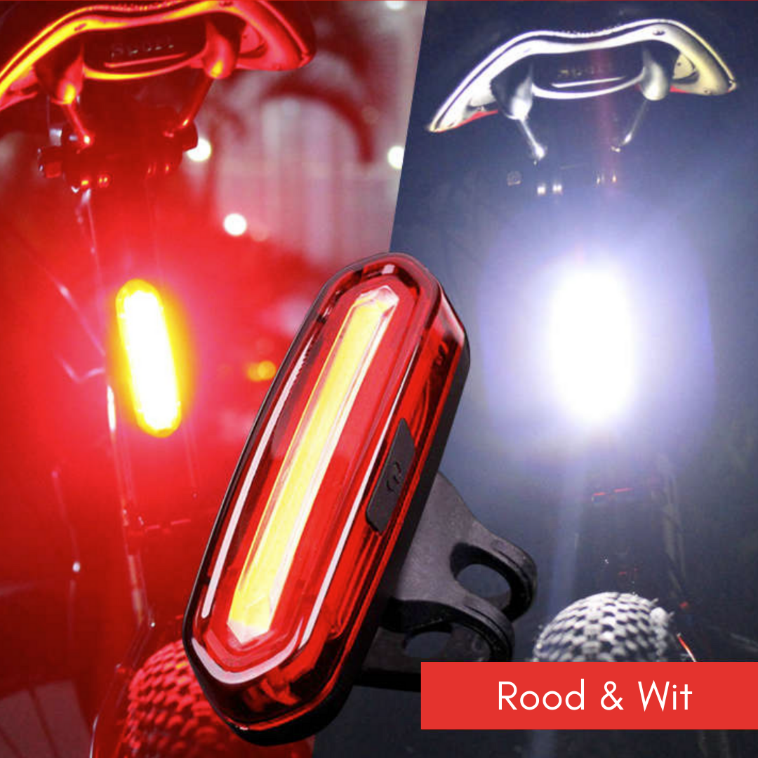 Bicycle Taillight USB Rechargeable Wide Angle