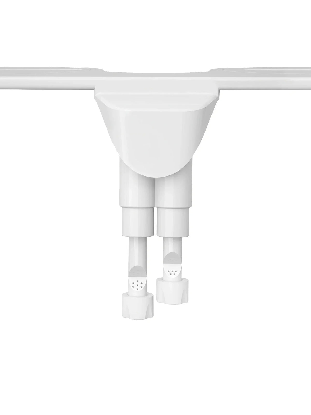 Bidet Attachment Dual Nozzles Adjustable Water Pressure Tool-Free Installation