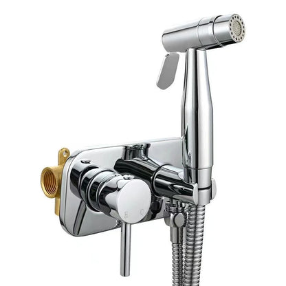 Bidet Sprayer Stainless Steel Hot & Cold Water 4.9 Ft Hose