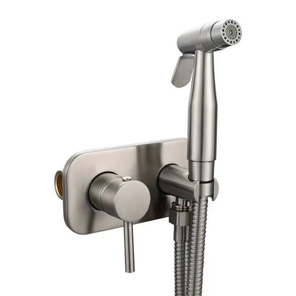 Bidet Sprayer Stainless Steel Hot & Cold Water 4.9 Ft Hose