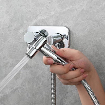 Bidet Sprayer Stainless Steel Hot & Cold Water 4.9 Ft Hose
