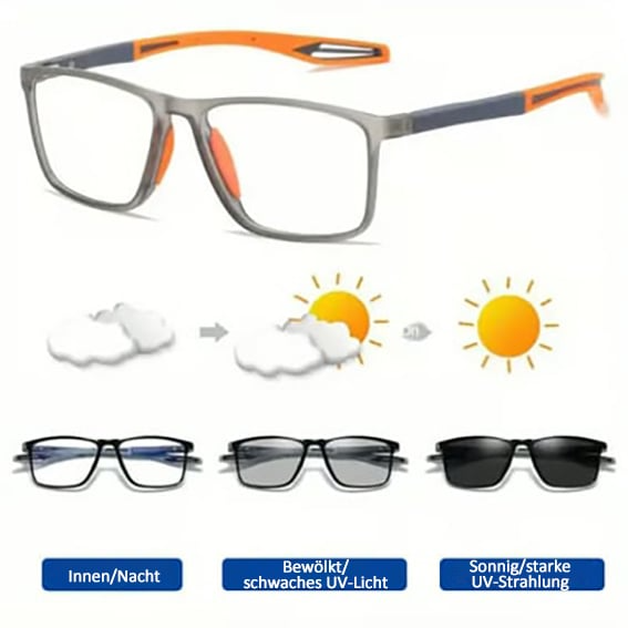 Bifocal Reading Glasses Photochromic Blue Light & UV400