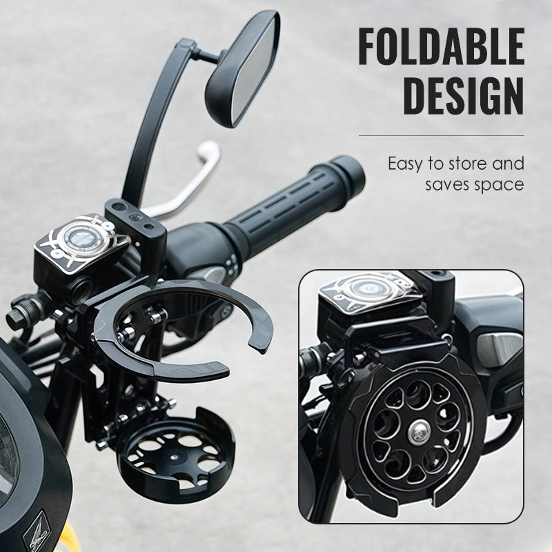 Bike Bottle Holder Aluminum Foldable & Anti-Theft Lock