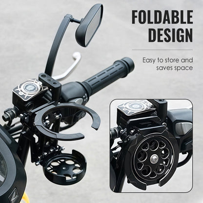 Bike Bottle Holder Aluminum Foldable & Anti-Theft Lock