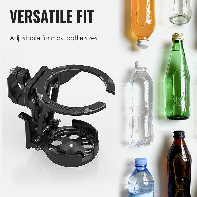 Bike Bottle Holder Aluminum Foldable & Anti-Theft Lock