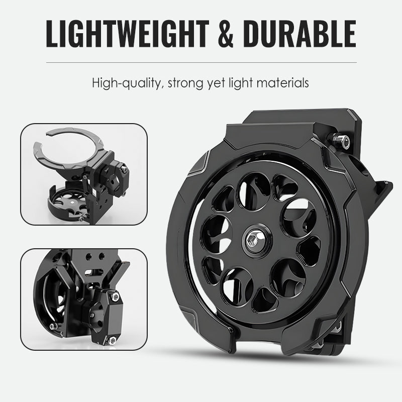 Bike Bottle Holder Aluminum Foldable & Anti-Theft Lock