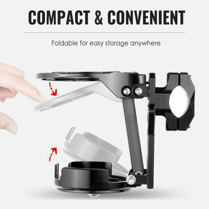 Bike Bottle Holder Aluminum Foldable & Anti-Theft Lock