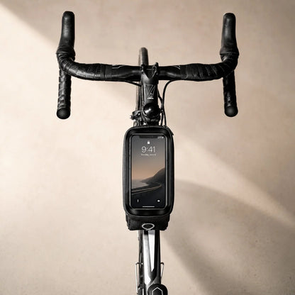 Bike Frame Bag Touchscreen Phone Holder & Hard Shell