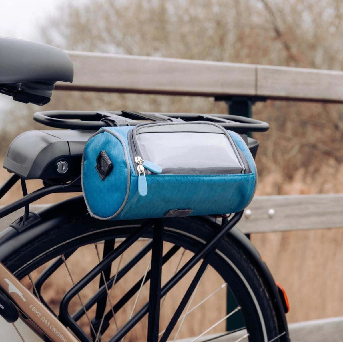 Bike Handlebar Bag Touchscreen Window Splash-Proof