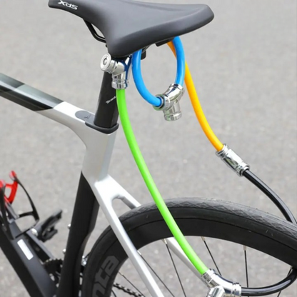 Bike Lock Steel Cable & Key Lock Compact