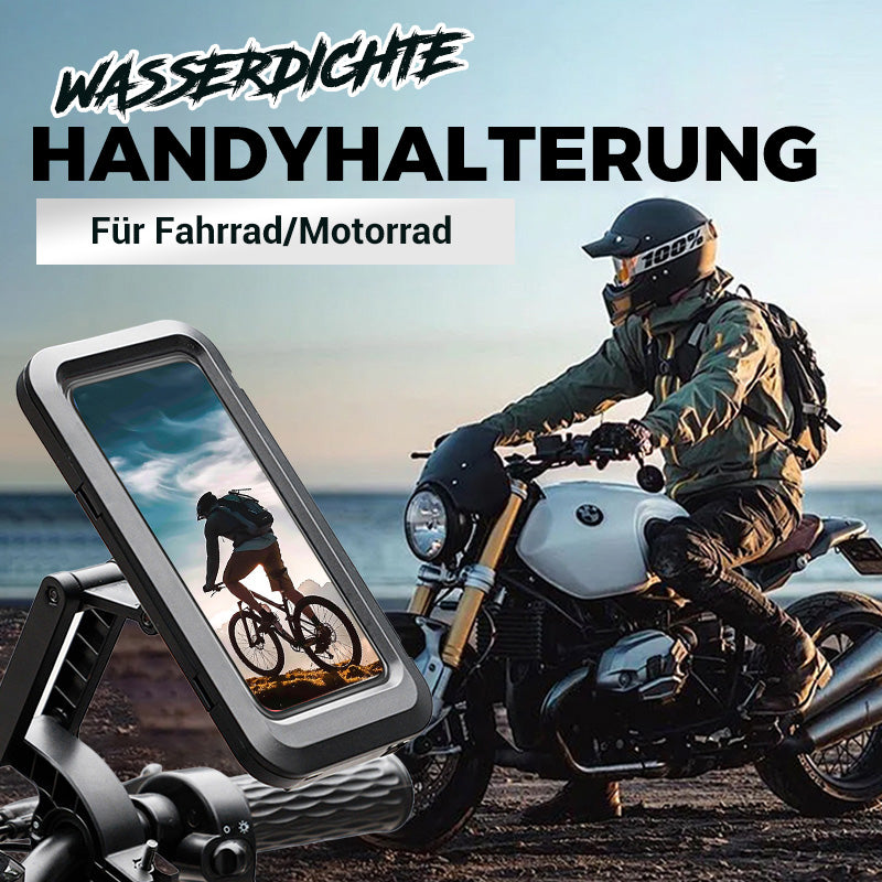 Bike & Motorcycle Phone Mount IPX6 Waterproof 360° Rotation