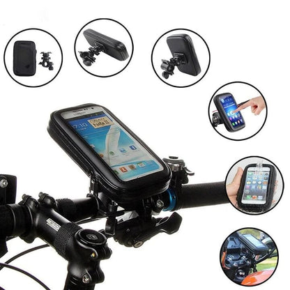 Bike Phone Holder Waterproof 15W Wireless Charging