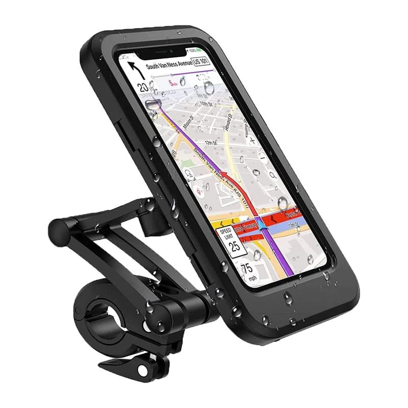 Bike Phone Holder Waterproof 15W Wireless Charging