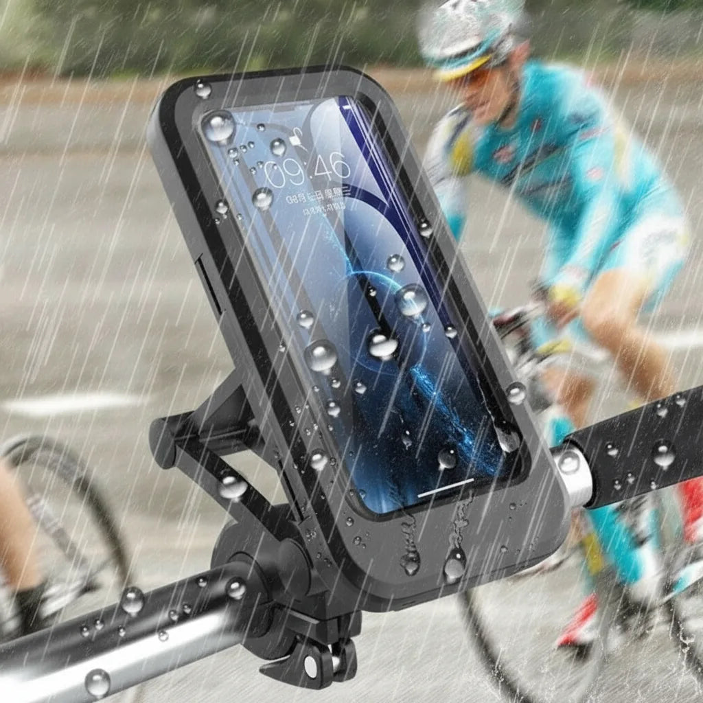 Bike Phone Holder Waterproof 15W Wireless Charging