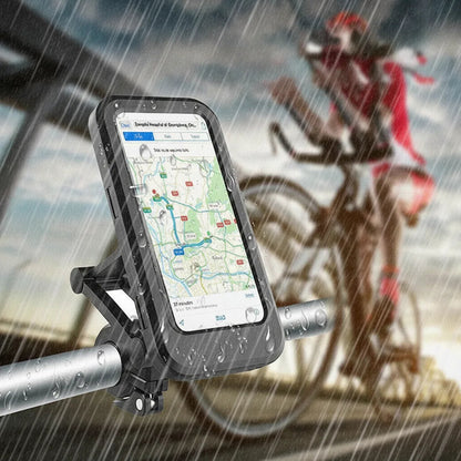 Bike Phone Holder Waterproof 15W Wireless Charging
