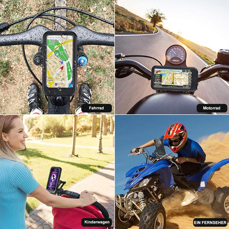 Bike Phone Holder Waterproof 15W Wireless Charging