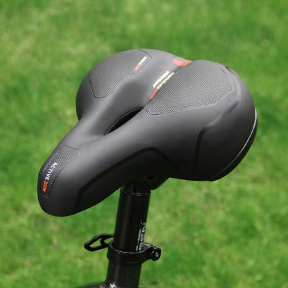 Bike Saddle Ergonomic Soft Padding & Reflective Strips