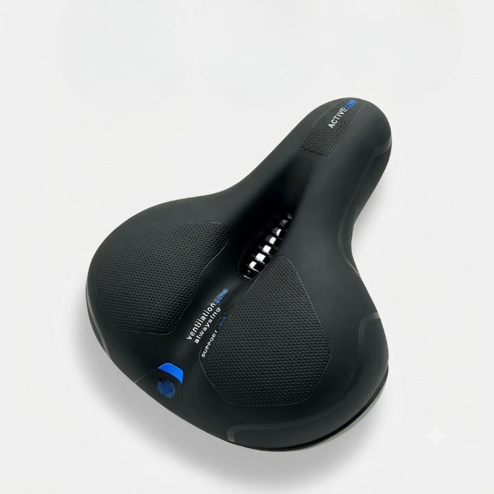 Bike Saddle Ergonomic Soft Padding & Reflective Strips