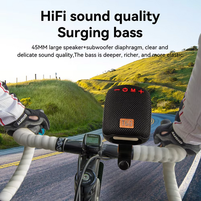 Bike Speaker Bluetooth Wireless Handlebar Mount Water-Resistant