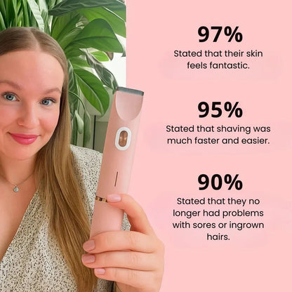 Bikini Trimmer Cordless Waterproof Stainless Steel Blades