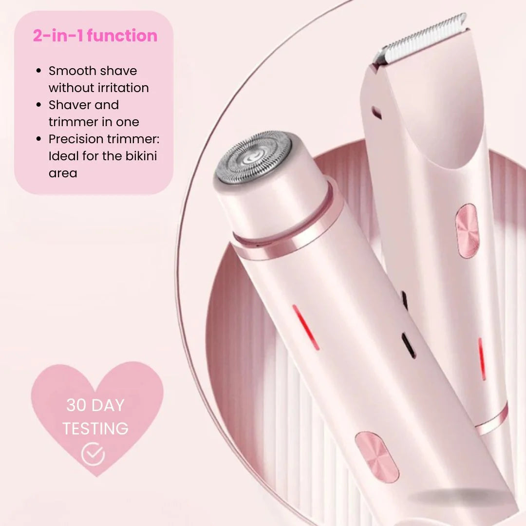 Bikini Trimmer Cordless Waterproof Stainless Steel Blades
