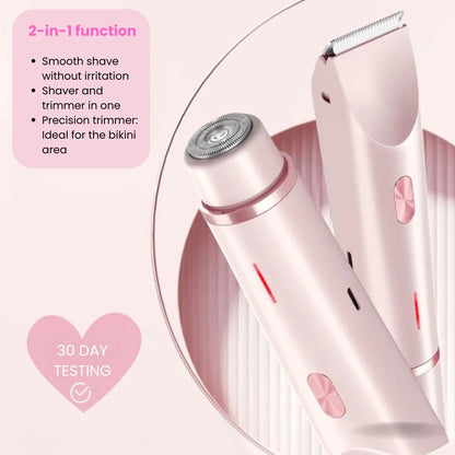 Bikini Trimmer Cordless Waterproof Stainless Steel Blades