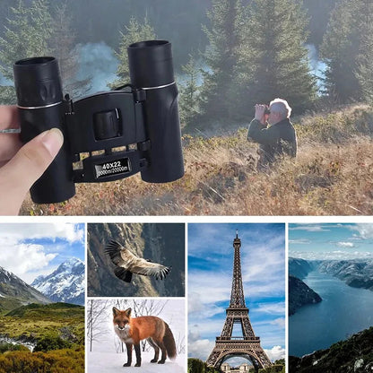 Binoculars 8x BAK4 Prism Pocket-Sized