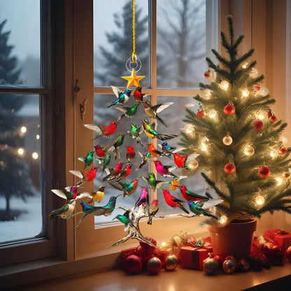 Bird Christmas Ornament Crystal Glass Light-Reflecting Gooseneck?