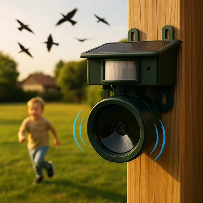 Bird Deterrent Solar-Powered Motion-Activated Predator Calls