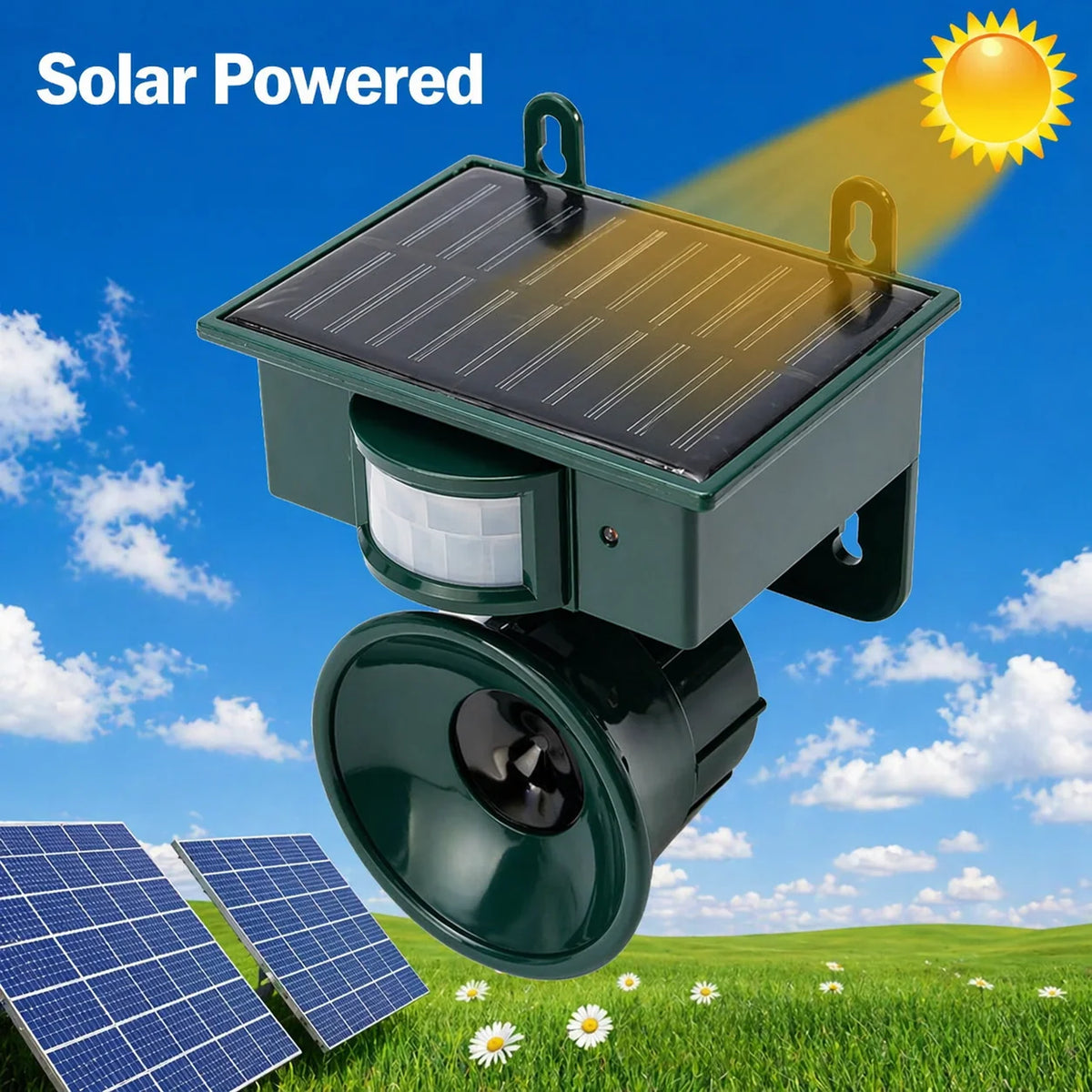 Bird Deterrent Solar-Powered Motion-Activated Predator Calls