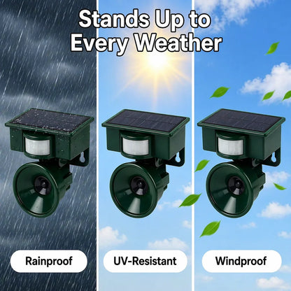 Bird Deterrent Solar-Powered Motion-Activated Predator Calls