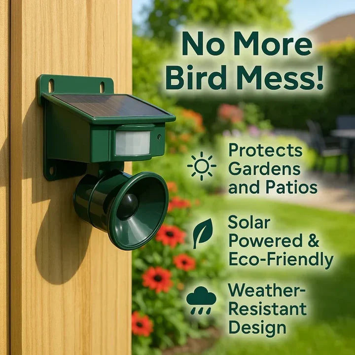 Bird Deterrent for Crows Featuring Motion Sensor Technology