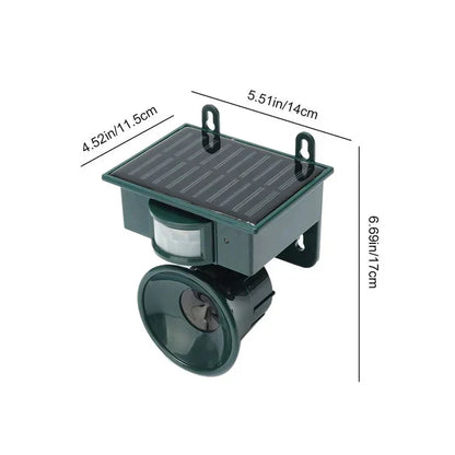 Bird Deterrent for Crows Featuring Motion Sensor Technology