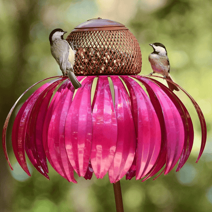 Bird Feeder Sunflower Weatherproof Metal Easy Fill & Clean
