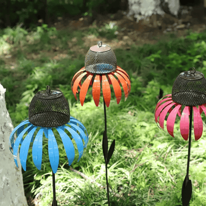 Bird Feeder Sunflower Weatherproof Metal Easy Fill & Clean