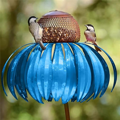 Bird Feeder Sunflower Weatherproof Metal Easy Fill & Clean