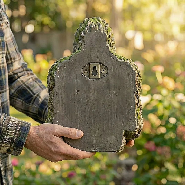 Bird Feeder Tree-Face Design Weatherproof Resin