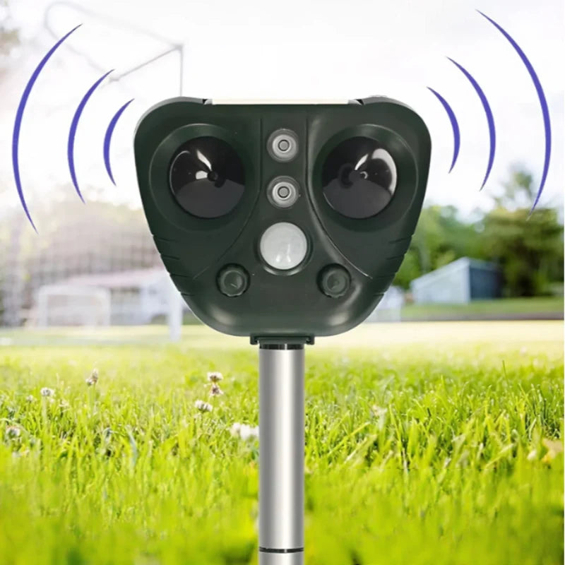 Bird Repeller Solar Powered Ultrasonic Flashing LED Lights